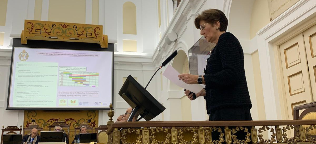La profesora Stella Moreno, Académica de Honor de la Academia Iberoamericana de Farmacia